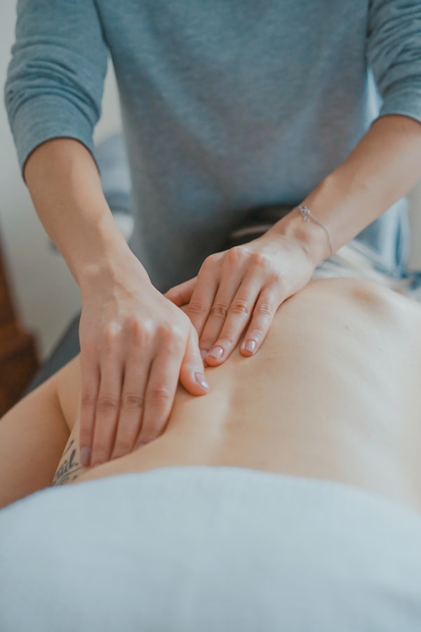 Lymphatic massage therapy